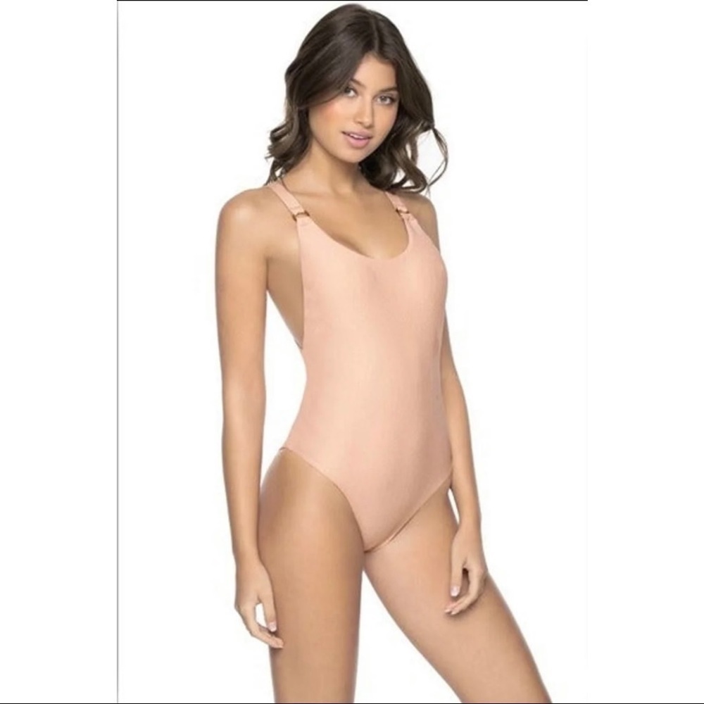 Pilyq Pink Sands Haley One Piece Swimsuit